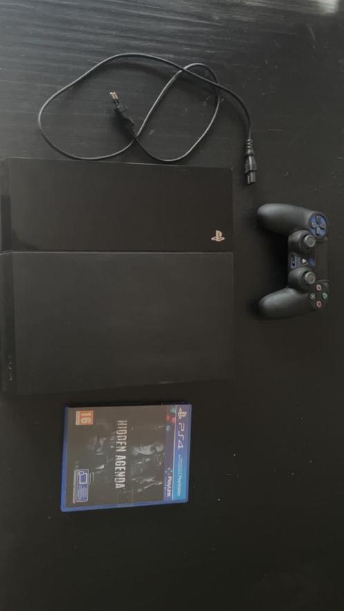 PlayStation 4 1TB, Spelcomputers en Games, Spelcomputers | Sony PlayStation 4, Zo goed als nieuw, Original, 1 TB, Met 1 controller
