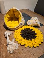 Cavia tentje / knaagdier set / snuffelmat, Dieren en Toebehoren, Knaagdieren en Konijnen | Toebehoren, Ophalen of Verzenden, Zo goed als nieuw