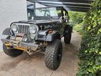 Jeep V8 AMC 4x4 oldtimer, Auto's, Zwart, Cabriolet, 4 stoelen, Zwart