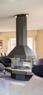 Mooi openhaard (hout) van helex. Hexagon 113 cm doorsnee, Huis en Inrichting, Haarden, Ophalen, Gebruikt, Houthaard