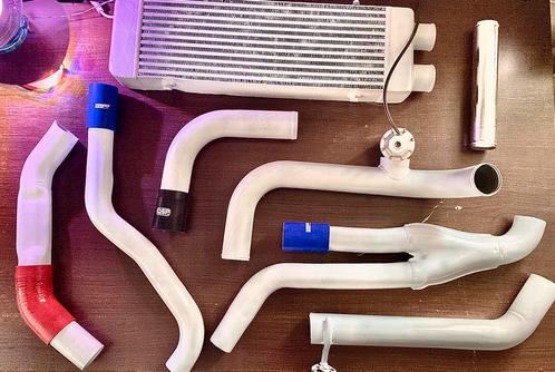 Twin turbo universele intercooler set, Auto diversen, Autosport-onderdelen, Zo goed als nieuw, Ophalen of Verzenden