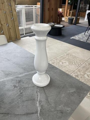 Pottery Pots Merry M Candle Holder – Glossy White 35x12 cm beschikbaar voor biedingen