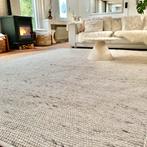 Wol beige blended -  xxl gemêleerd vloerkleed- fotoshoot, Ophalen, Crème, Zo goed als nieuw, 200 cm of meer