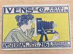 Art Deco van Caspel Metalen Reclame bord Fotografie reclame, Verzenden, Nieuw, Overige typen