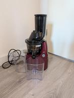 Kuvings Slowjuicer, Bordeauxrood, weinig gebruikt, compleet, Ophalen, Zo goed als nieuw, Elektrisch, Slowjuicer