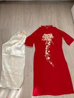 Indiase/ Pakistaanse kleding, rood goud soeth, maat 48, Overige typen, Maat 46/48 (XL) of groter, Nieuw, Ophalen of Verzenden