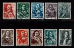 Nederland NVPH 412-421 gestempeld, Postzegels en Munten, Postzegels | Nederland, Verzenden, Na 1940, Gestempeld