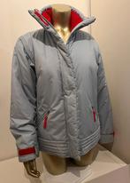 Lichtblauw ski-jack met rode fleece kraag, Samas, mt. 38/40, Maat 38/40 (M), Blauw, Ophalen of Verzenden, Samas