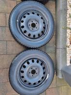 Set Winterbanden op stalen velg, Ophalen, Gebruikt, 15 inch, Banden en Velgen