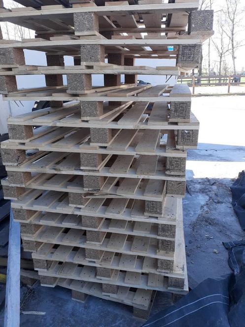 Pallets van 1.20 x 1.00 zgan., Doe-het-zelf en Verbouw, Hout en Planken, Zo goed als nieuw, Pallet, Vuren, Minder dan 200 cm, Ophalen