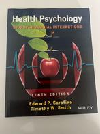 Health psychology gezondheidspsychologie 9781119577805, Nieuw, Ophalen of Verzenden, WO