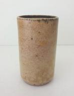 Keramiek rechte vaas beige gemêleerd Zaalberg 3818-k, Antiek en Kunst, Antiek | Keramiek en Aardewerk, Ophalen of Verzenden