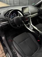 Mitsubishi Eclipse Cross 2.4 PHEV Instyle CarPlay Trekhaak, Auto's, Mitsubishi, Zwart, Zwart, Bedrijf, Vierwielaandrijving