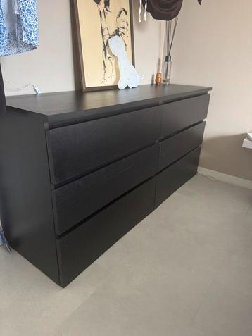IKEA Malm Kast - Zwartbruin