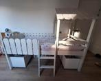 Huisjesbed 1-persoons (90x200 cm) voor een meisje, Kinderen en Baby's, Kinderkamer | Stapelbedden en Hoogslapers, Ophalen, Zo goed als nieuw