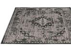 Vintage Zwart Vloerkleed Leen Bakker 160x230, Huis en Inrichting, Stoffering | Tapijten en Kleden, Ophalen, Zwart, 150 tot 200 cm