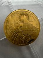 Republiek Congo. 100 Franc 2033 Proof. Goud. Gustave Eiffel, Postzegels en Munten, Ophalen of Verzenden, Overige landen, Goud