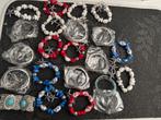 Mix van 22 verschillende armbanden (partij 5), Ophalen of Verzenden, Nieuw, Overige kleuren, Met bedels of kralen