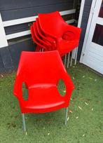 Kunststof binnen en buiten stoelen zeer stevig per stuk 5,00, Ophalen, Kunststof, Zo goed als nieuw, Vijf, Zes of meer stoelen