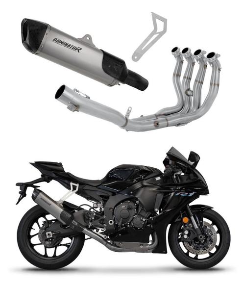 Dominator Titanium Uitlaatsysteem Yamaha R1 2015 2017 2020, Motoren, Onderdelen | Yamaha, Nieuw, Ophalen of Verzenden