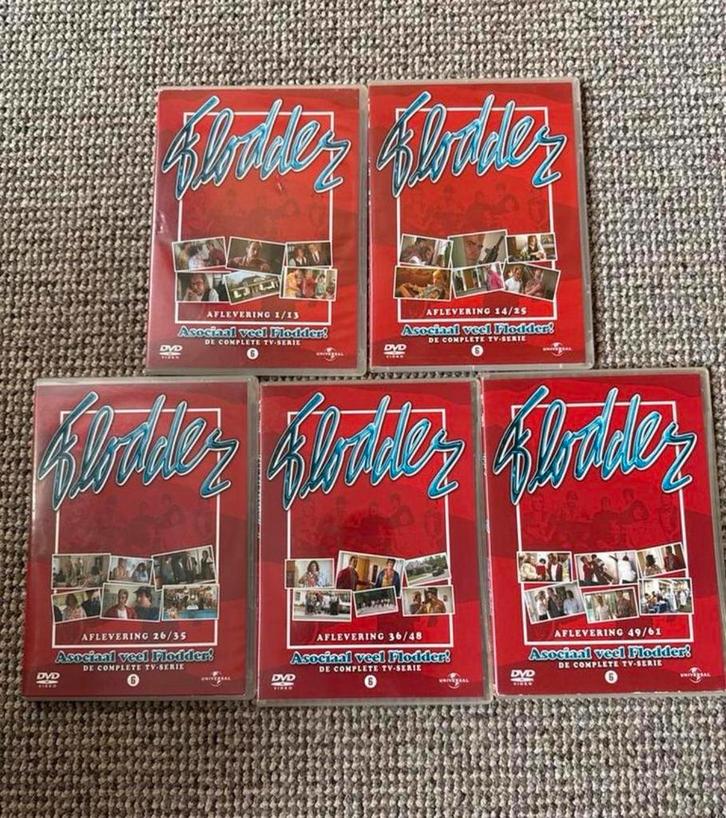 Complete Flodder DVD Collectie (excl. afl. 26-30), Cd's en Dvd's, Dvd's | Tv en Series, Gebruikt, Komedie, Boxset, Vanaf 12 jaar