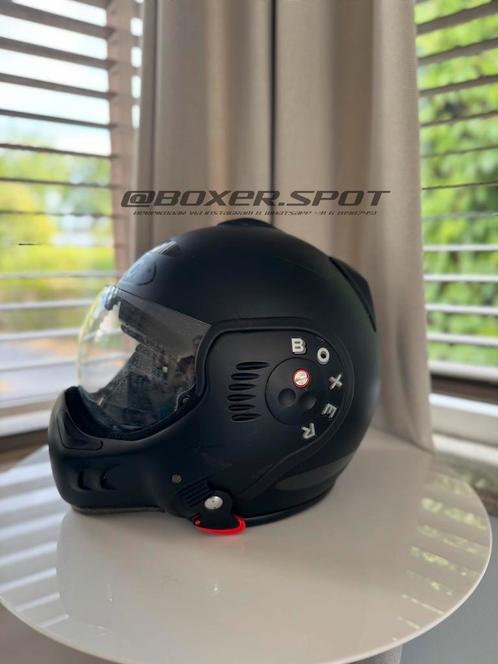 Roof Boxer V8 Mat zwart maat S, Motoren, Kleding | Motorhelmen, Systeemhelm, S, Overige merken, Tweedehands, Ophalen of Verzenden