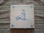 17e eeuwse Delfts blauwe tegel, Ophalen of Verzenden