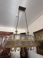 hanglamp glas en lood, Ophalen, Gebruikt, Glas, Glas en lood