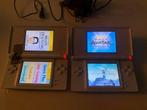 Nintendo DS Lite 2 stuks met lader en 2 spellen, Wit, Ophalen of Verzenden, DS Lite, Gebruikt