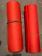 2 Rode Yoga/Camping Matjes - 280x51cm, Ophalen of Verzenden, Gebruikt, 1-persoons