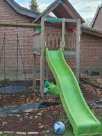Leuk Speelhuis met glijbaan, Kinderen en Baby's, Speelgoed | Buiten | Speeltoestellen, Ophalen, Gebruikt, Glijbaan, Aanbouwonderdeel