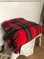 Oude wollen engelse ruit deken /plaid, Ophalen of Verzenden, Zo goed als nieuw