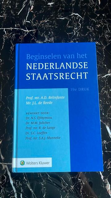 Beginselen van het Nederlands staatsrecht beschikbaar voor biedingen