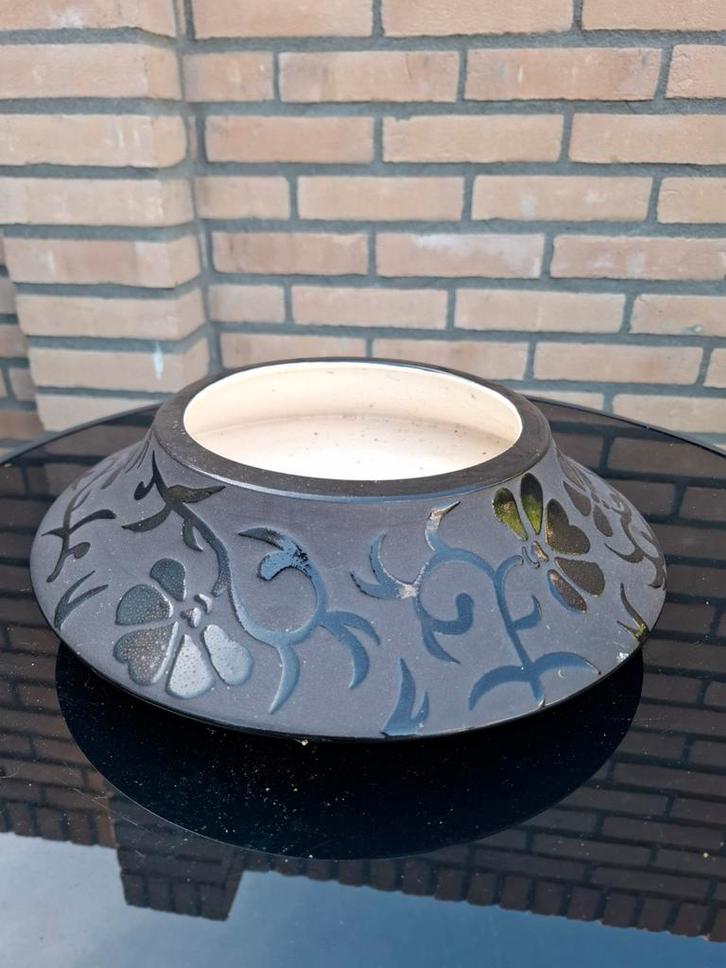 Bloempot met bloemmotief, Antiek en Kunst, Antiek | Keramiek en Aardewerk, Ophalen