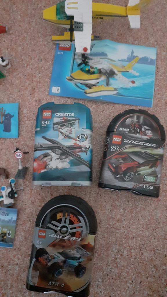 Lego o.a. city 3178 vliegtuig, creator, racers, Kinderen en Baby's, Speelgoed | Duplo en Lego, Gebruikt, Lego, Complete set, Ophalen