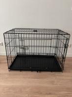 Bench hond Wire Cage black 93x57x62cm, Ophalen, Minder dan 65 cm, Hondenhok, Zo goed als nieuw