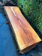 Zeer mooie boomstam bladen 240x65-70x6cm, Tuin en Terras, Ophalen, Planken, Zo goed als nieuw, Hardhout