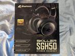 Sharkoon Skiller SGH50 - Hi-Res Gaming headset | Zwart, Sharkoon, Nieuw, Ophalen of Verzenden, Over-ear