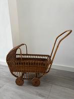 Rotan Babywieg / Kinderwagen - Vintage, Ophalen, Gebruikt