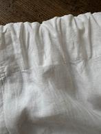 2 sets Gordijnen ikea Aina linnen wit 2.45 lang, Ophalen of Verzenden, Zo goed als nieuw, Wit, 200 cm of meer
