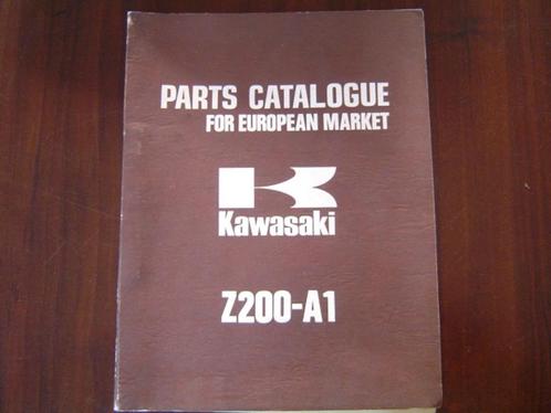 KAWASAKI Z200 A1 1977 parts list Z 200 onderdelen boek, Motoren, Handleidingen en Instructieboekjes, Kawasaki, Ophalen of Verzenden