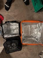 Thuisbezorgd tas + 2 merkloze bezorgtassen, Ophalen, Gebruikt