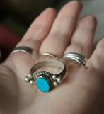 Ring met Steen uit India, Sieraden, Tassen en Uiterlijk, Ringen, Ophalen of Verzenden, Gebruikt, Dame