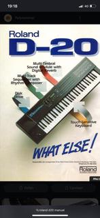 Roland D20, Ophalen, 61 toetsen, Roland, Zo goed als nieuw