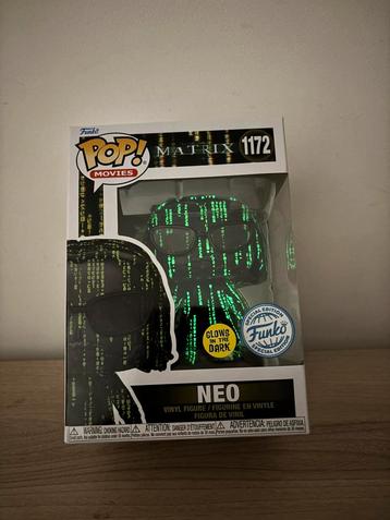Funko Pop! - The Matrix 4 Neo Coded (Glow in the Dark) #1172 beschikbaar voor biedingen