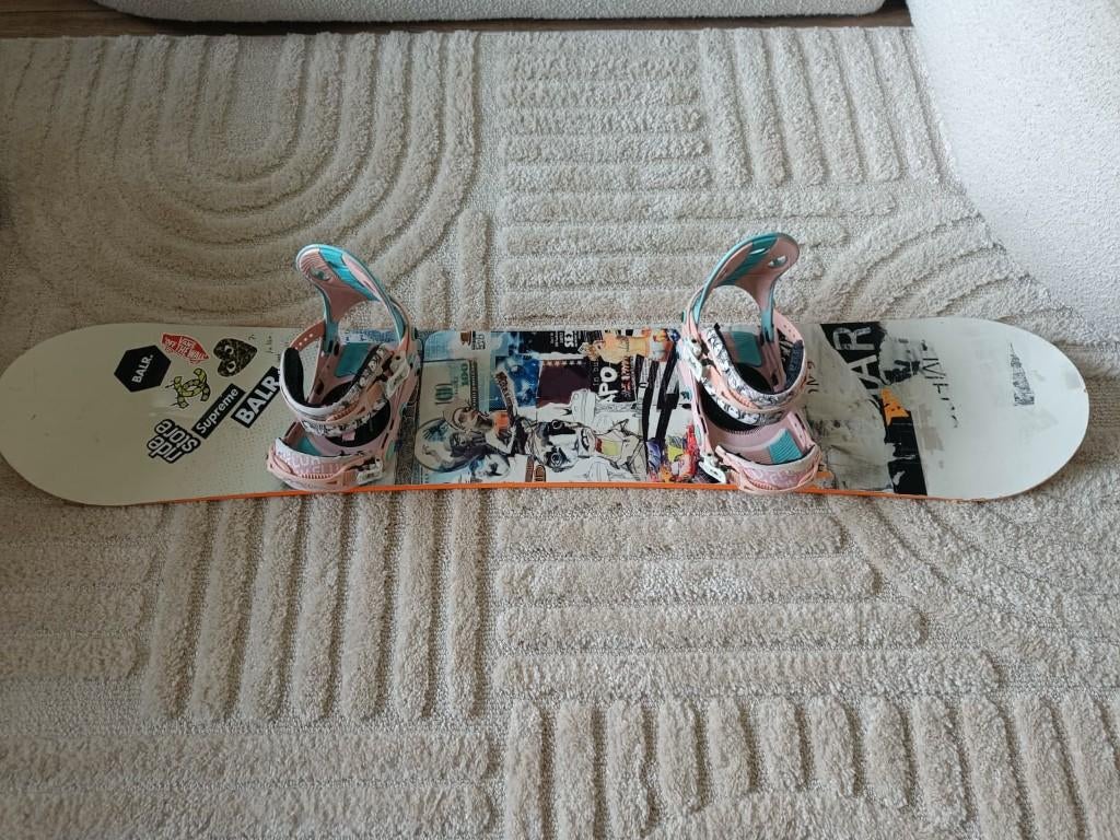 Snowboard 156cm (incl. bindingen), Sport en Fitness, Snowboarden, Ophalen of Verzenden, Gebruikt, Board