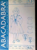 11 x Verschillende Abacadabra Naaipatronen nr. 131 t/m 149, Verzenden, Zo goed als nieuw, Kind, Overige merken