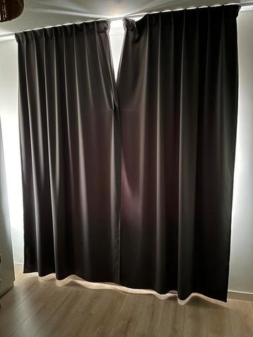IKEA Majgull Verduisterende Gordijnen Grijs • 3 x 145x300cm beschikbaar voor biedingen
