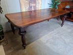 Klassieke Engelse eettafel afm. 241x116cm en 78cm, Ophalen of Verzenden