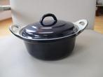 Braadpan - gietijzer - design - Frankrijk, Gebruikt, Gietijzer, Ophalen of Verzenden, Keramische plaat